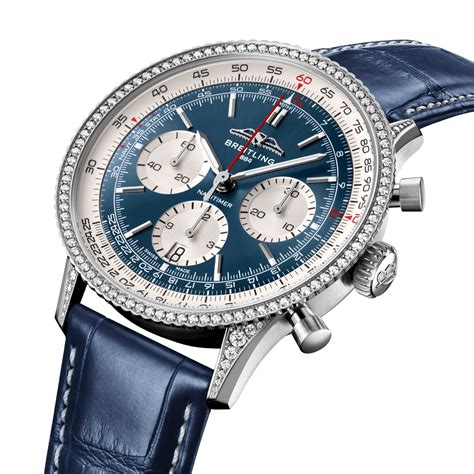 breitling red|breitling navitimer 41 blue.